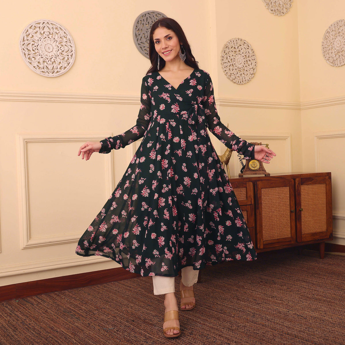 Fai Georgette Kurta