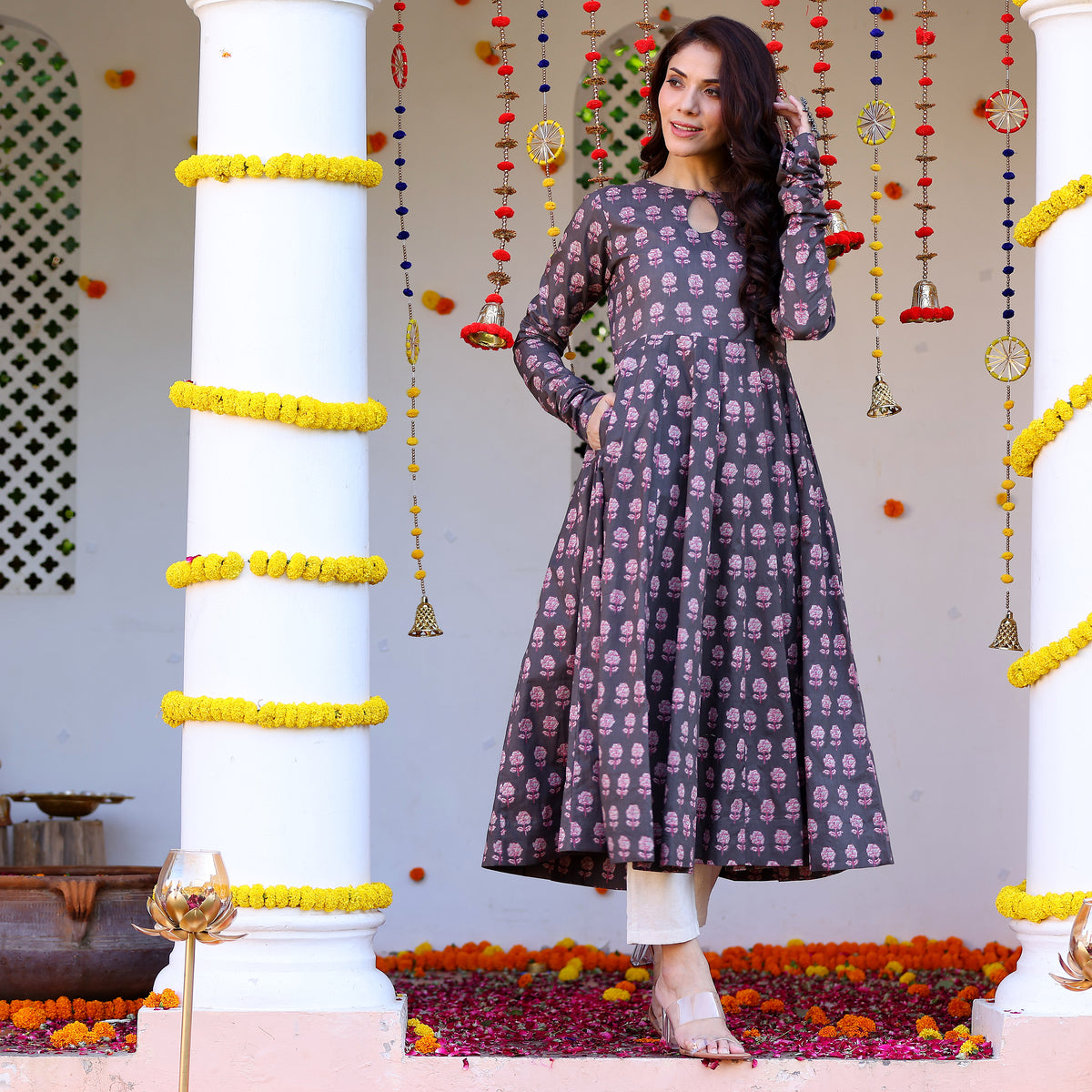 Riza Gher Cotton Kurta