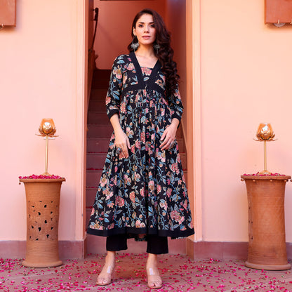 Rushali Printed Cotton kurta