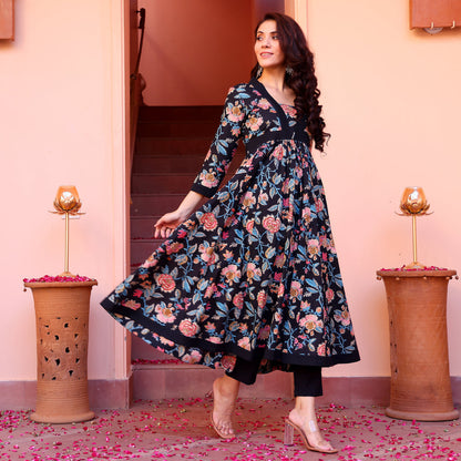Rushali Printed Cotton kurta