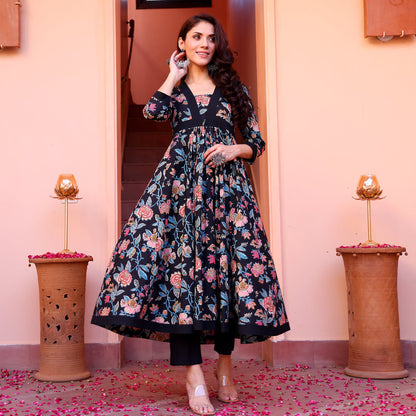 Rushali Printed Cotton kurta
