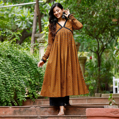 Neria Flare Cotton Kurta