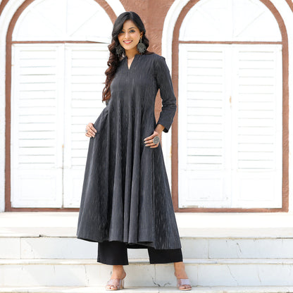 Inina Black Kurta