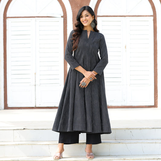 Inina Black Kurta
