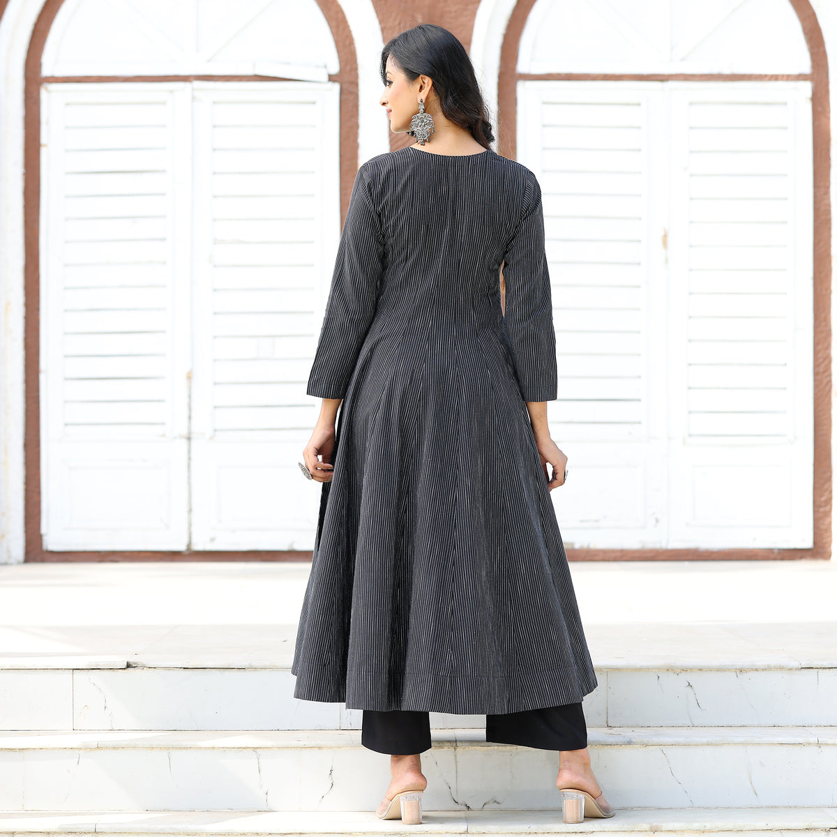 Inina Black Kurta