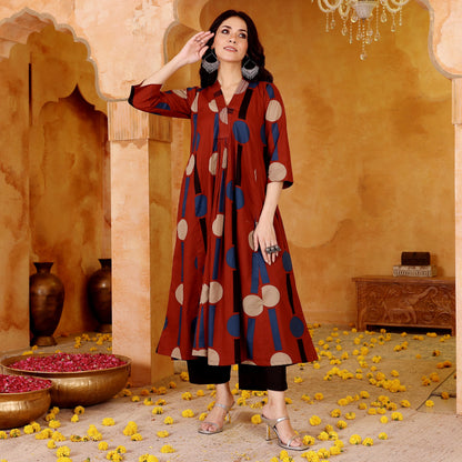 Trikaya Cotton Kurta