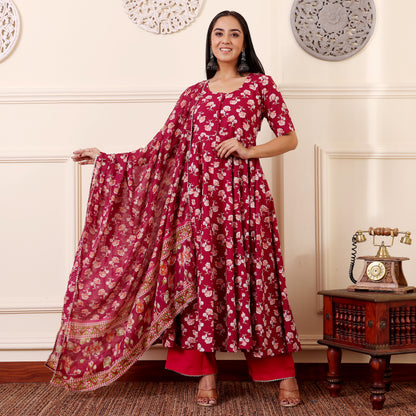 Ivana Cotton Kalidaar Set