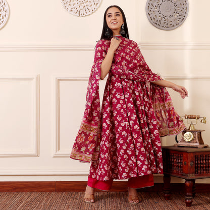 Ivana Cotton Kalidaar Set