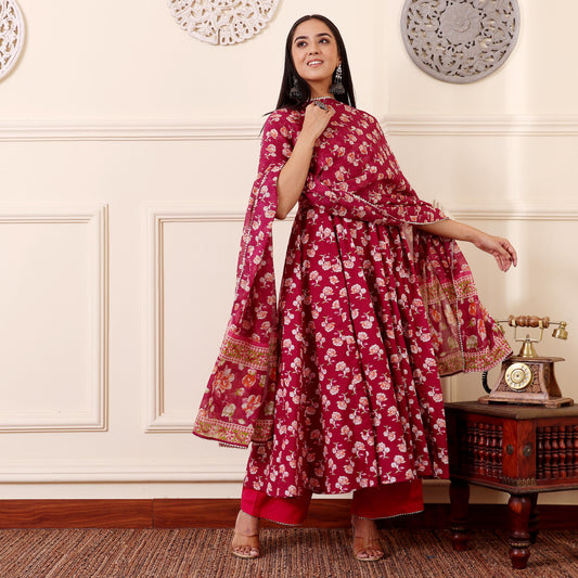 Ivana Cotton Kalidaar Set