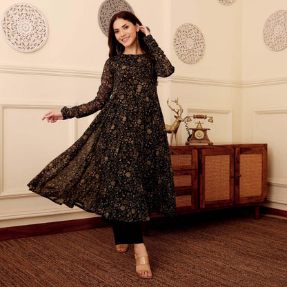 Shajha Georgette Kurta