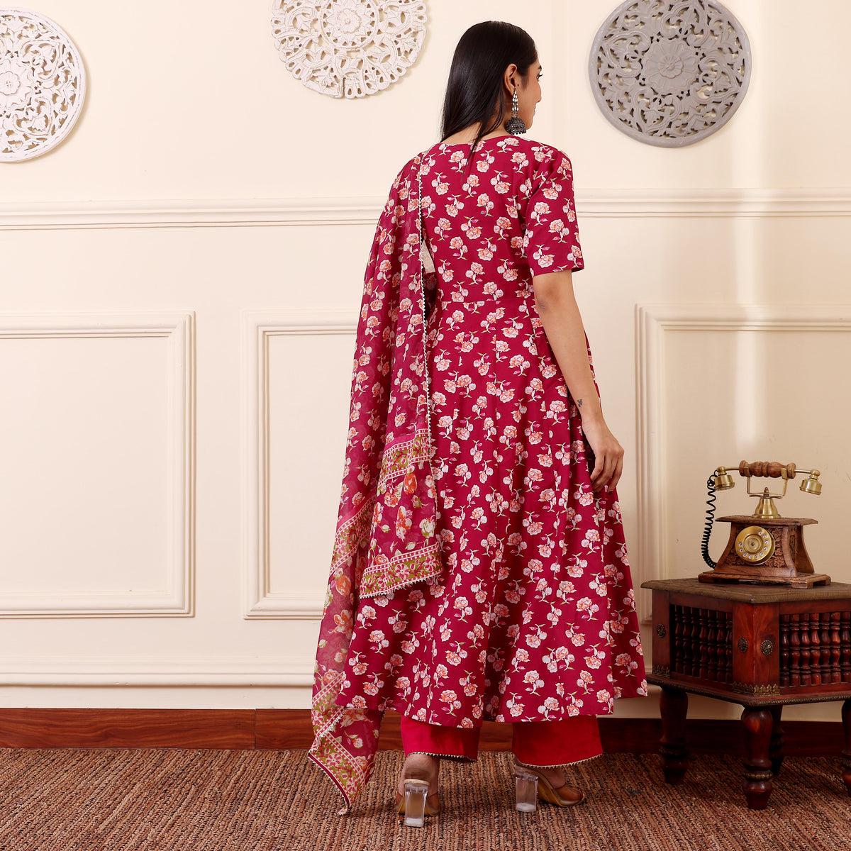 Ivana Cotton Kalidaar Set