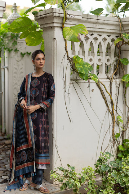 Chanderi Silk Kurta Set of 3 - Ruman Bagh 05
