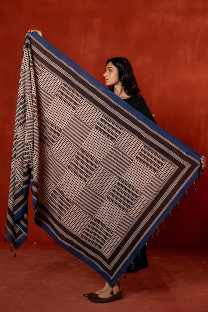Set of 3 - Kurta, Dupatta & Culotte - Asa 07