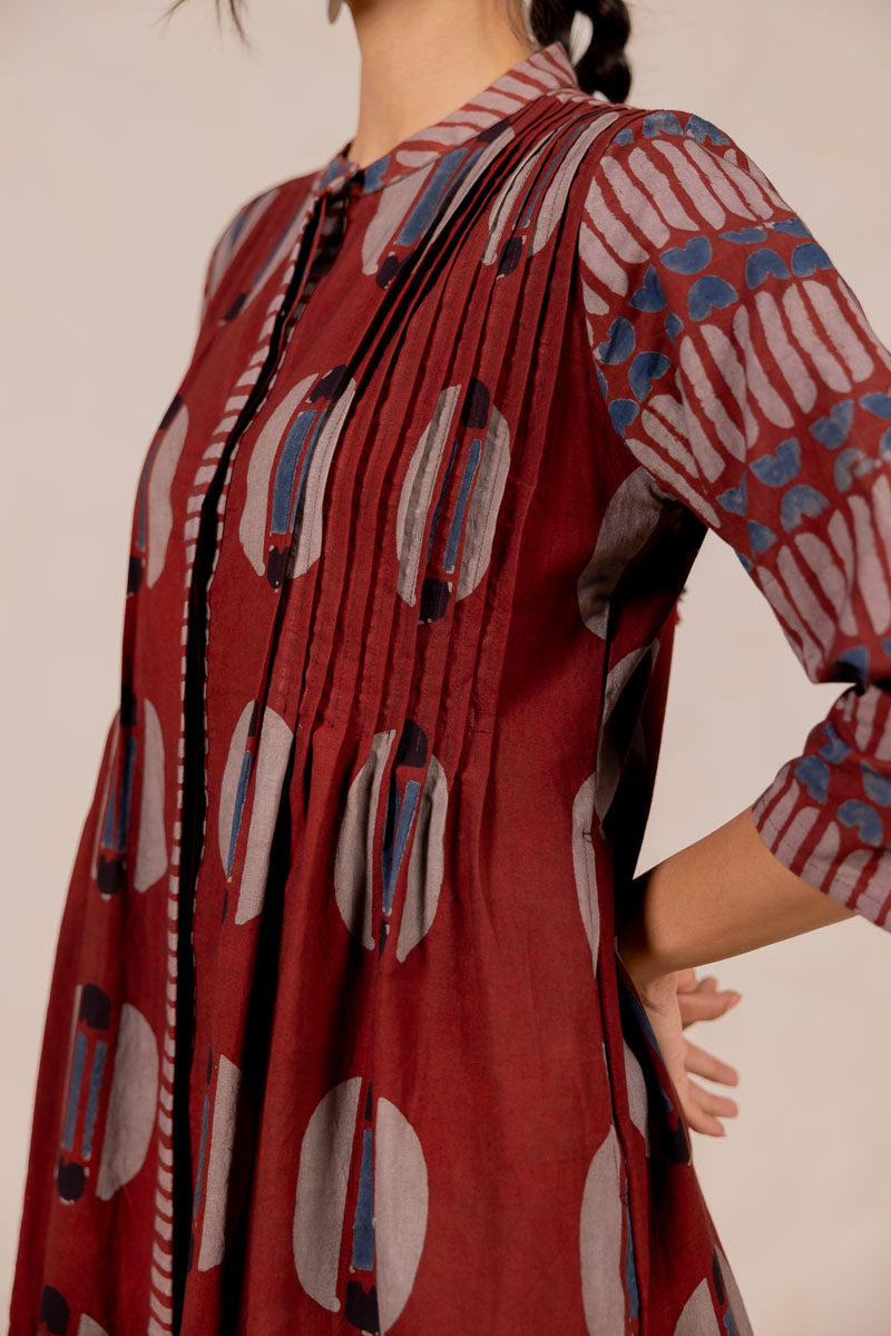Pintuck Kurta - Lai