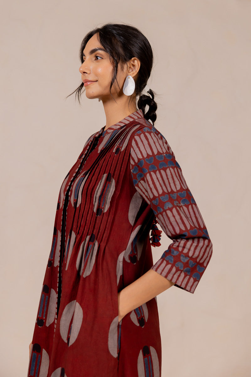 Pintuck Kurta - Lai