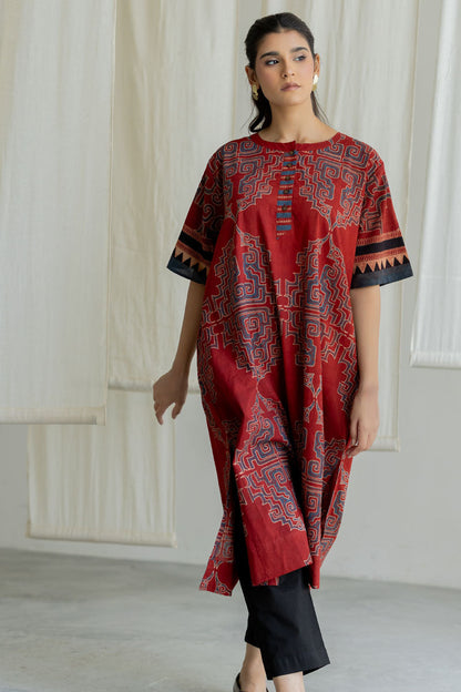 Omi Kurta - Kshiti Red