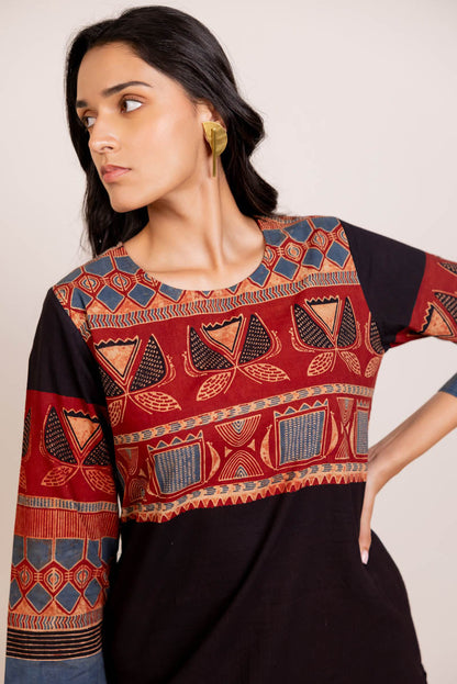 Classic Kurta - Ona Black