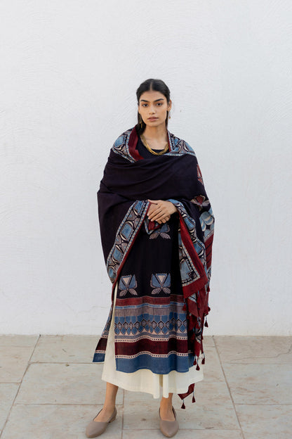 Set of 3 - Kurta, Dupatta & Culotte - Adira 02