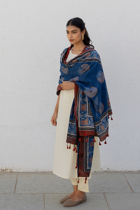 Set of 3 - Kurta, Dupatta & Pants - Adira 08