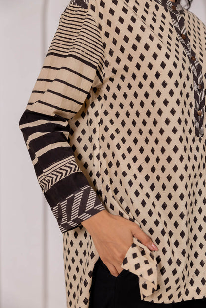 Mandarin Collar Top