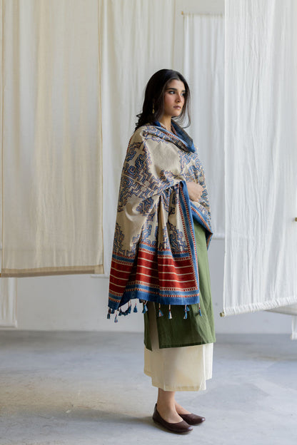 Set of 3 - Kurta, Culottes & Dupatta - Mrida 16