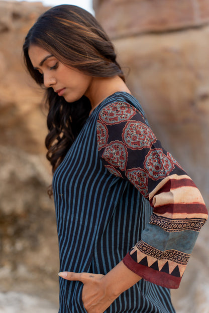 Classic Kurta - Ark Indigo