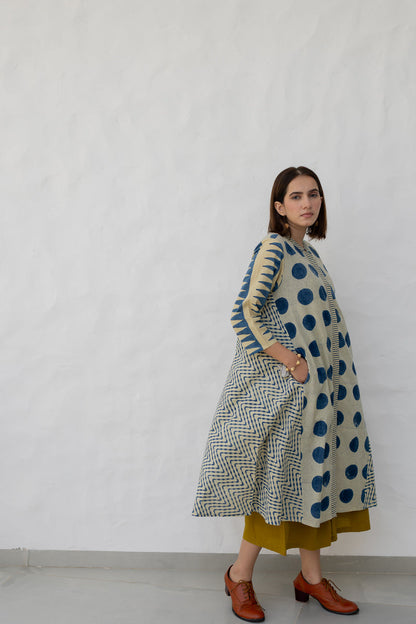 A-Line Kurta - Indigo