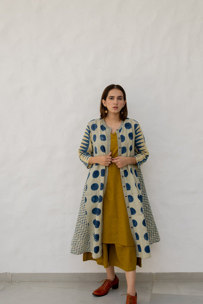 A-Line Kurta - Indigo