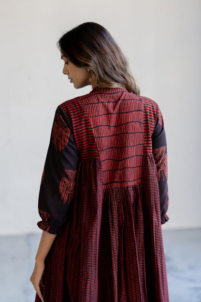 Amra Side Pleat Kurta - Yana